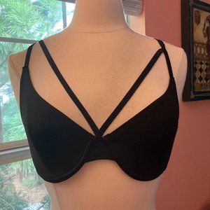 black Sam Edelman bra size 32DD with sexy strap detail